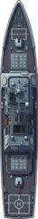 Guided-Missile Cruiser, in-game sprite