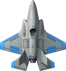 Wingman Drone, in-game sprite in Atlantic Command colours
