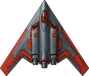 Heavy Stealth Fighter, in-game sprite in Pacific Directorate colours