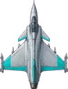 Fighter Jet, in-game sprite