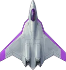 Sixth-Gen Fighter, in-game sprite in Continental Union colours