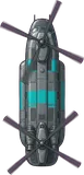 Transport Helicopter, in-game sprite